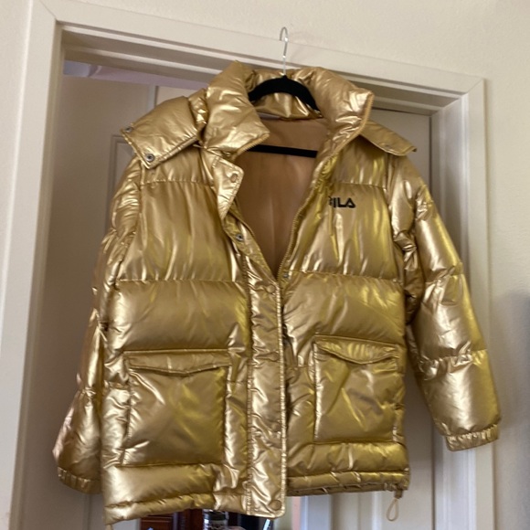 Fula GOLD puffer. Worn two times. - Picture 1 of 2